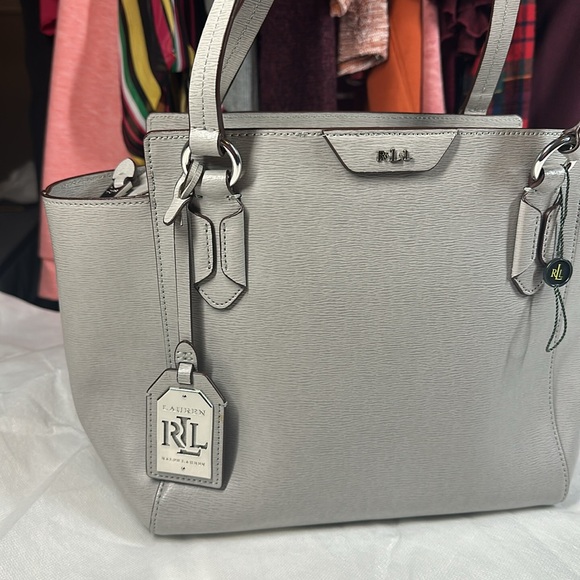 NWOT RALPH LAUREN leather purse - Picture 2 of 14